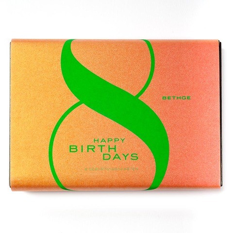 Grußkarten-Set Happy Birthdays Diplomat mit 8 Klappkarten