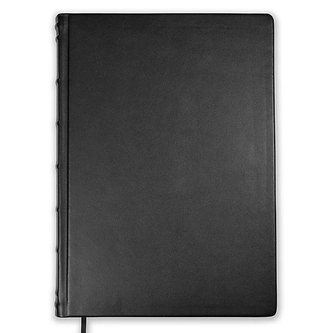 Gästebuch Leder A4 schwarz, 240 Blatt