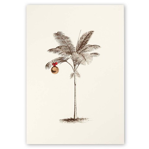 Weihnachtskarte Weihnachts-Palme