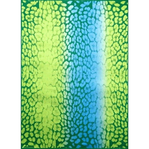 Bethge Geschenkpapier Leo blau/grün/grün 50 x 70 cm, 3 Bögen