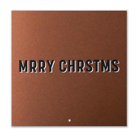 Weihnachtskarte Wicked Greetings Quadratisch 15,8 x 15,8 cm