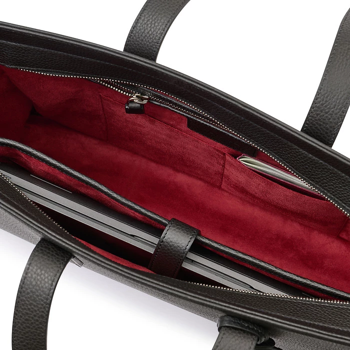 Business Shopper Leder Schwarz