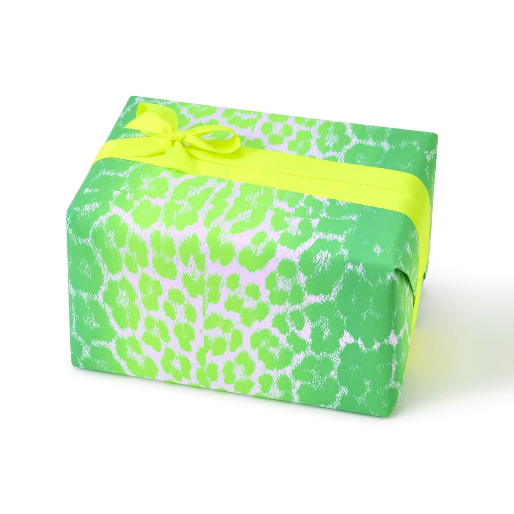 Geschenkpapier Leo Grün/Türkis – 3 Bögen