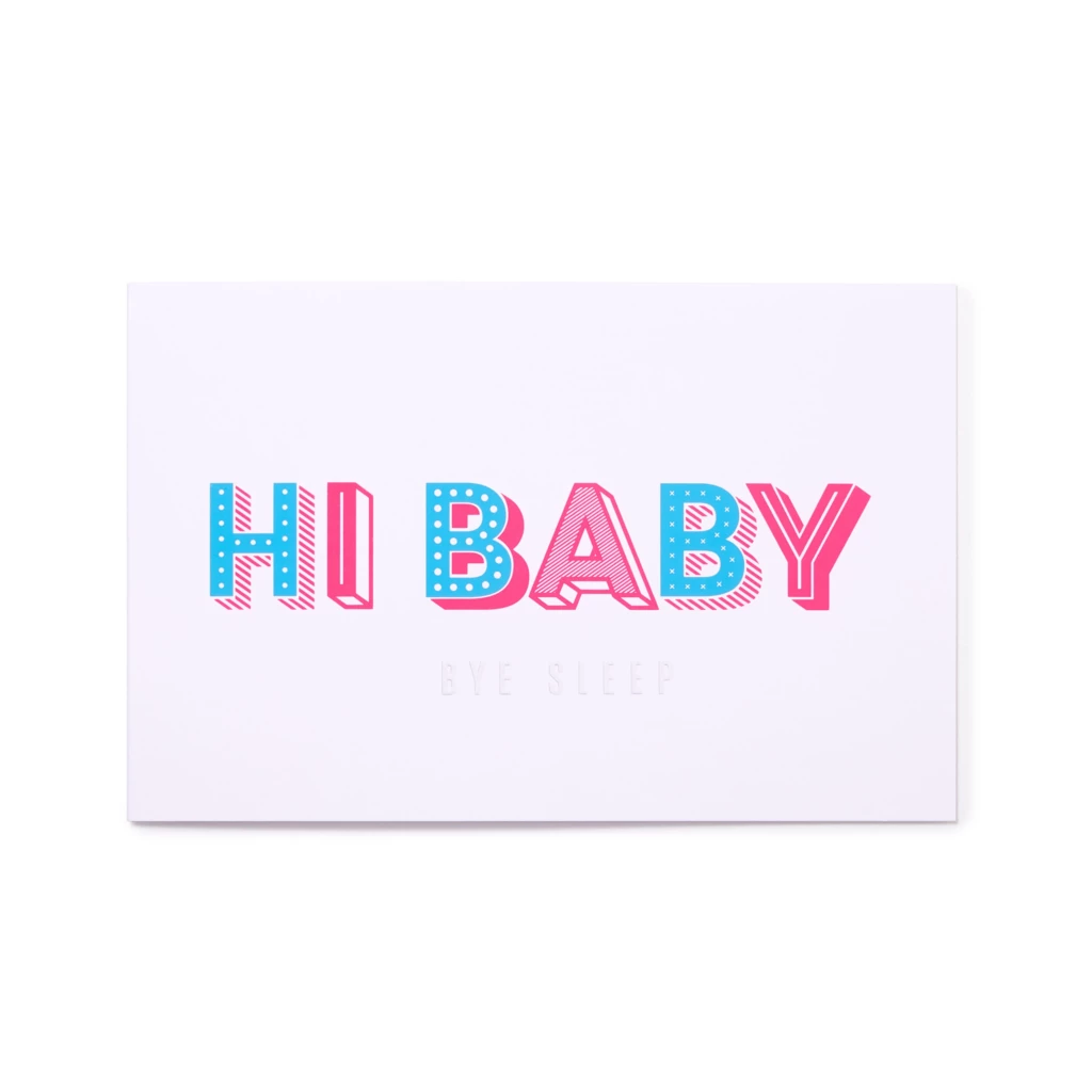 Grußkarte "Hi Baby"