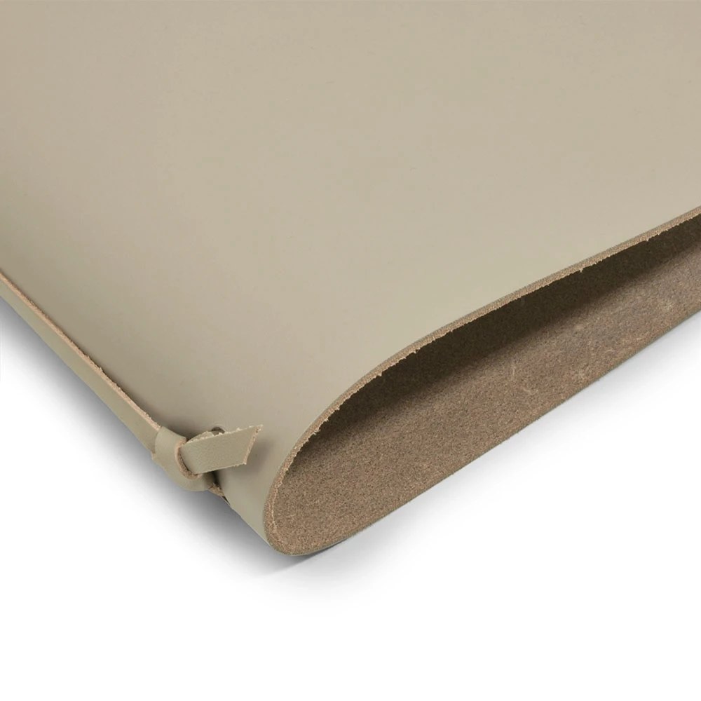 Ringbuch A5 4 Ringe Leder Taupe