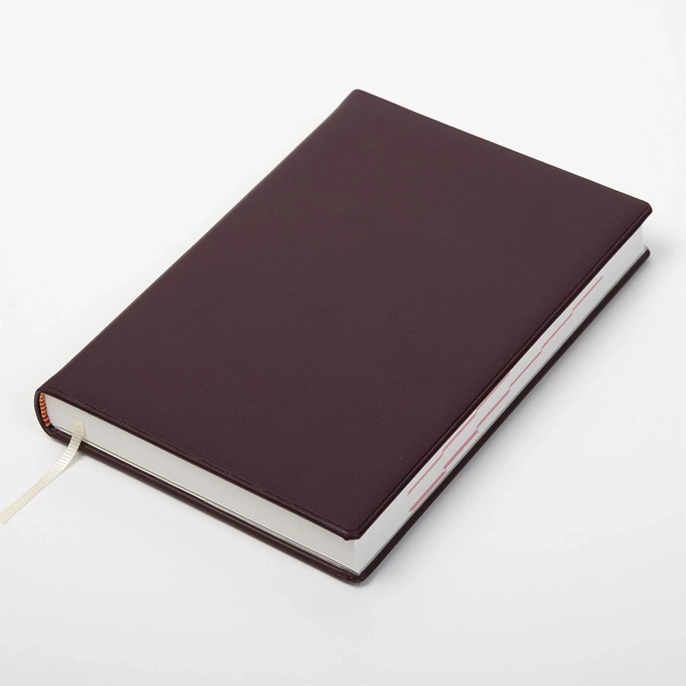 Ideal Tageskalender 2026 TeBeskin Kunstleder granat-bordeaux