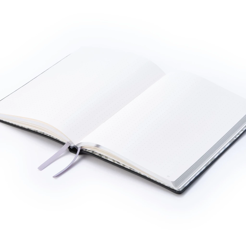 Notizbuch A5 Gepunktet Leder Rosso