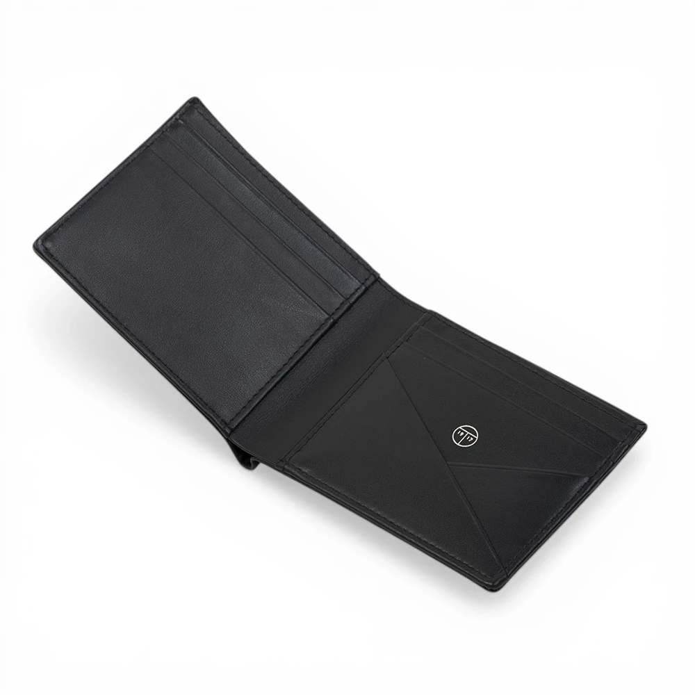 Portemonnaie Leder Schwarz