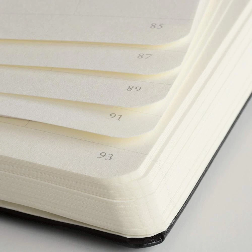LEUCHTTURM1917 Notizbuch A5 Medium Hardcover blanko schwarz