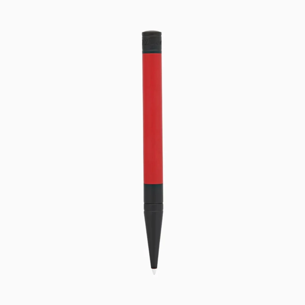 S.T. Dupont Kugelschreiber D-Initial MATT rot/schwarz