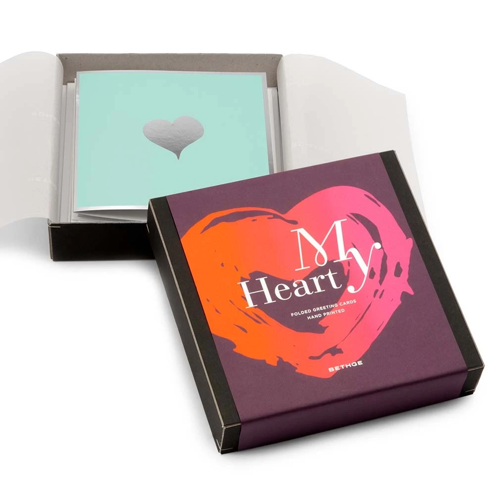 Grußkarten-Set My Heart 8 Klappkarten