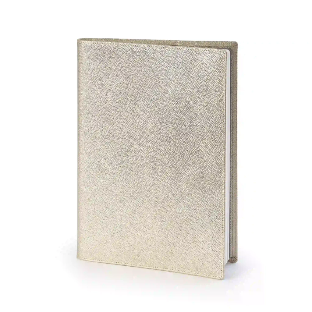 Buchhülle A4 Leder Platin