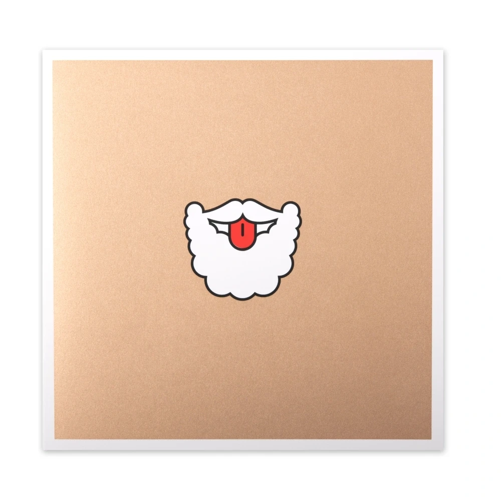 Weihnachtskarte Cheeky Santa