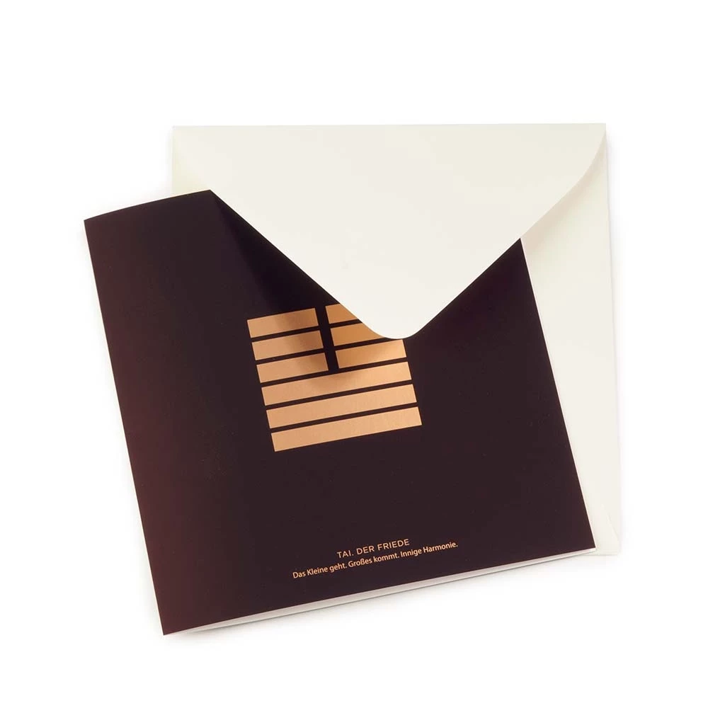 Grußkarte I GING TAI. Der Friede