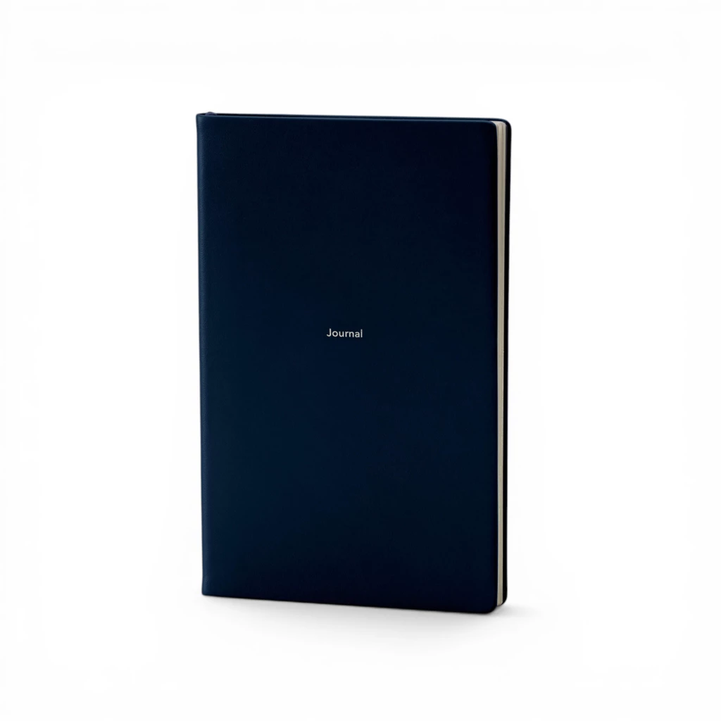 Notizbuch M Blanko Mitternachtsblau