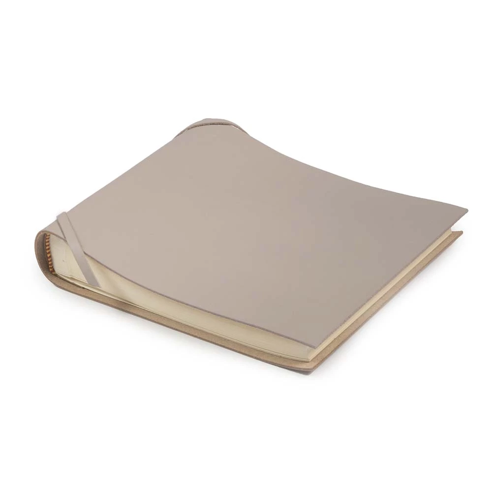 Fotoalbum 30 Blatt Leder Taupe