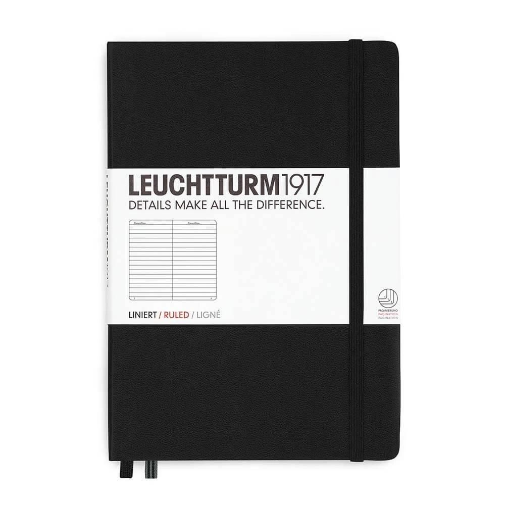 LEUCHTTURM1917 Notizbuch Hardcover schwarz