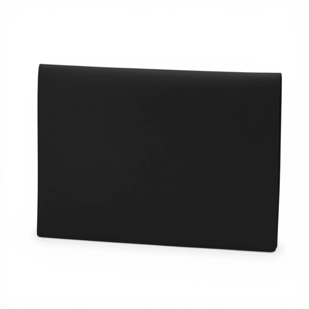 Treuleben Dokumentenmappe Envelope Leder Schwarz