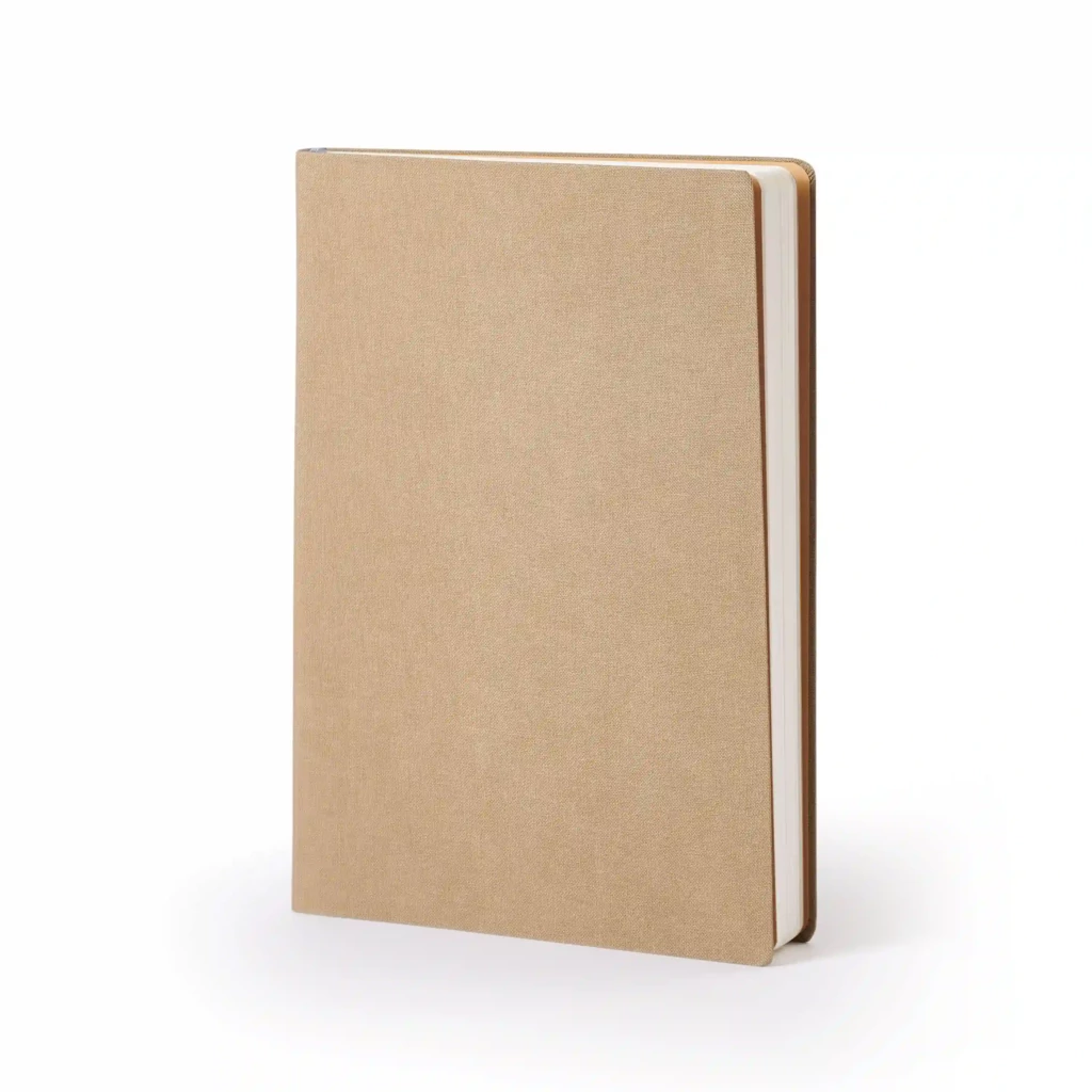 Notizbuch Leinen A5, dotted, Kaki
