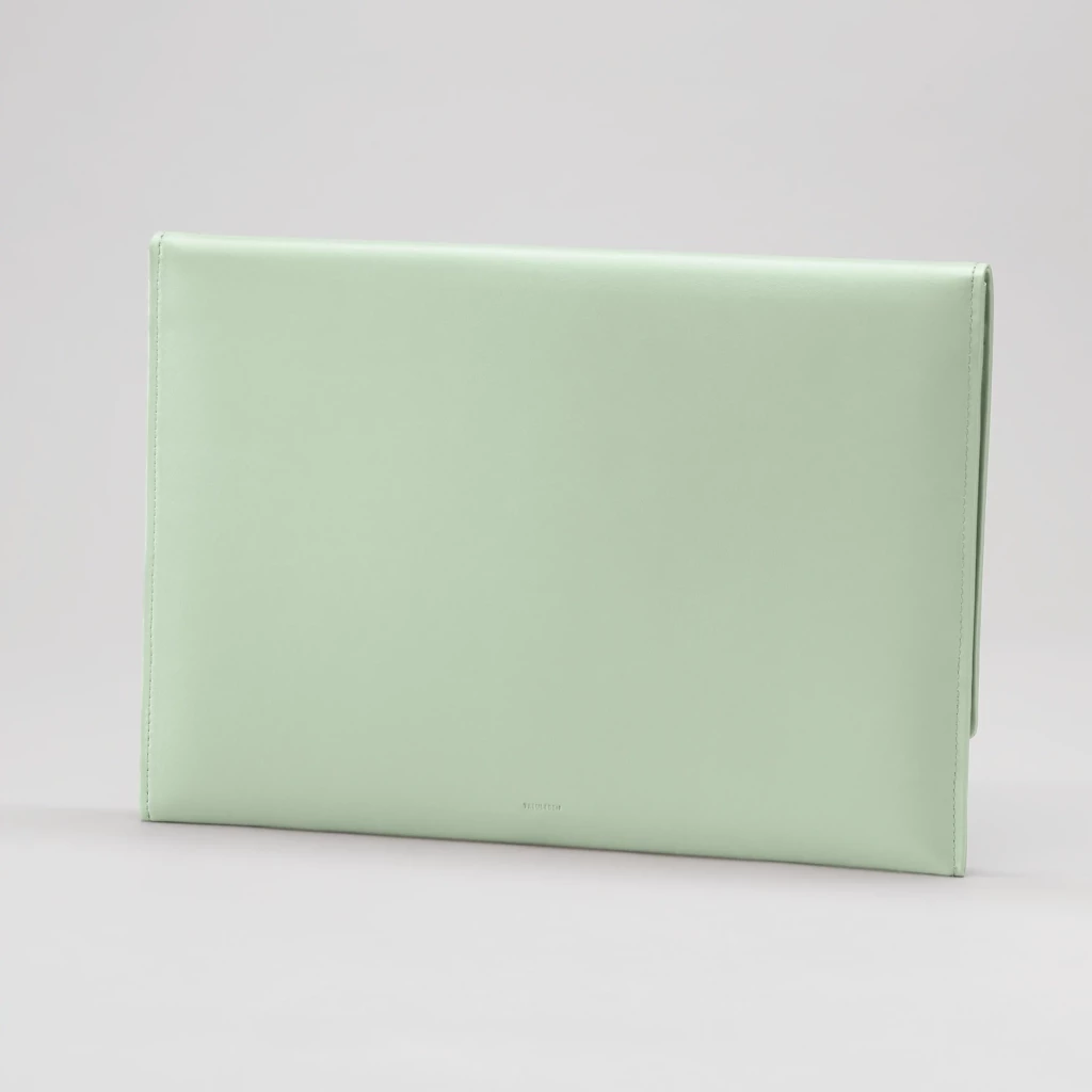 Treuleben Laptoptasche Leder Mintgrün