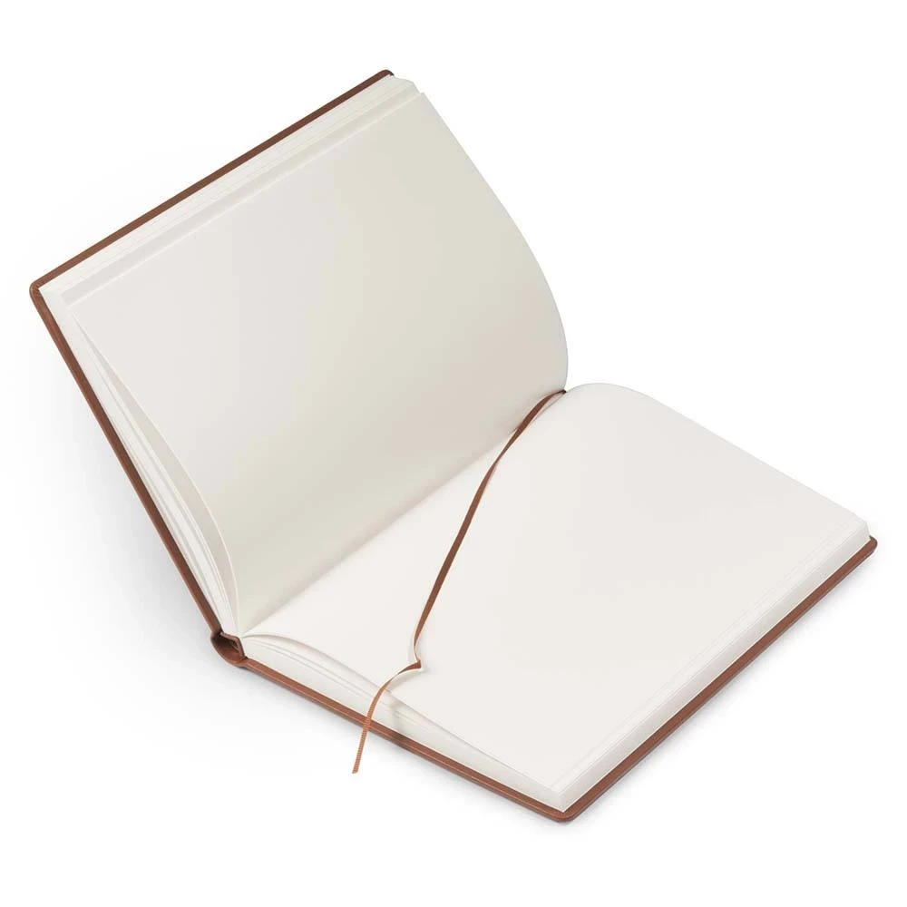 Gästebuch A4 Leder Brandy