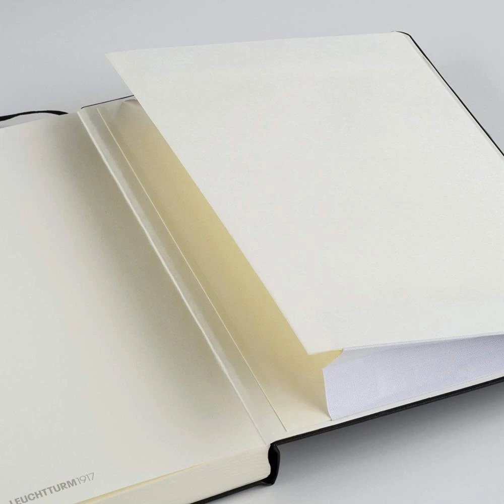 LEUCHTTURM1917 Notizbuch A5 Medium Hardcover blanko schwarz