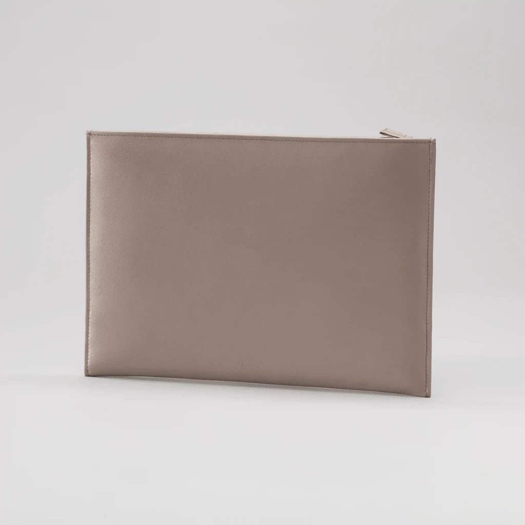 Treuleben Pouch Wallaby Leder Taupe