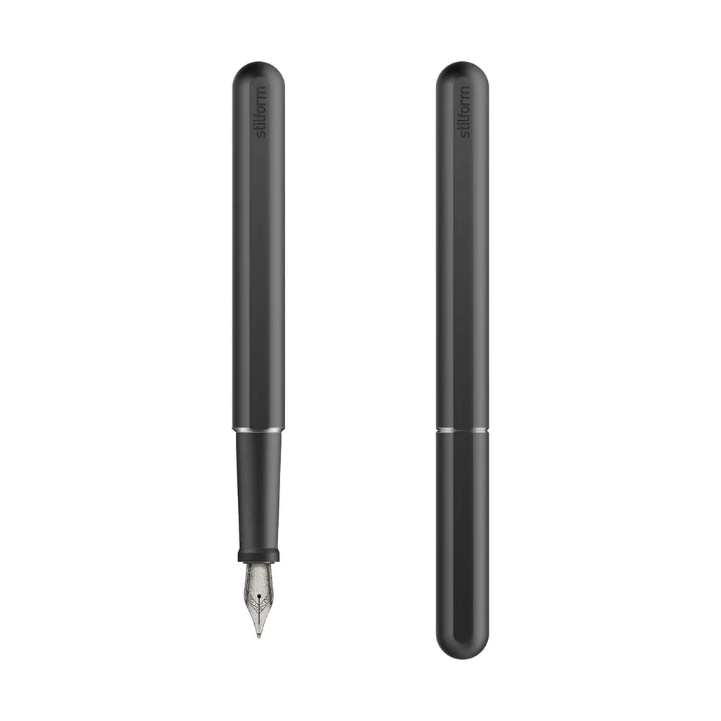 stilform INK Aluminium Warp Black + NIB Titan Matt EF