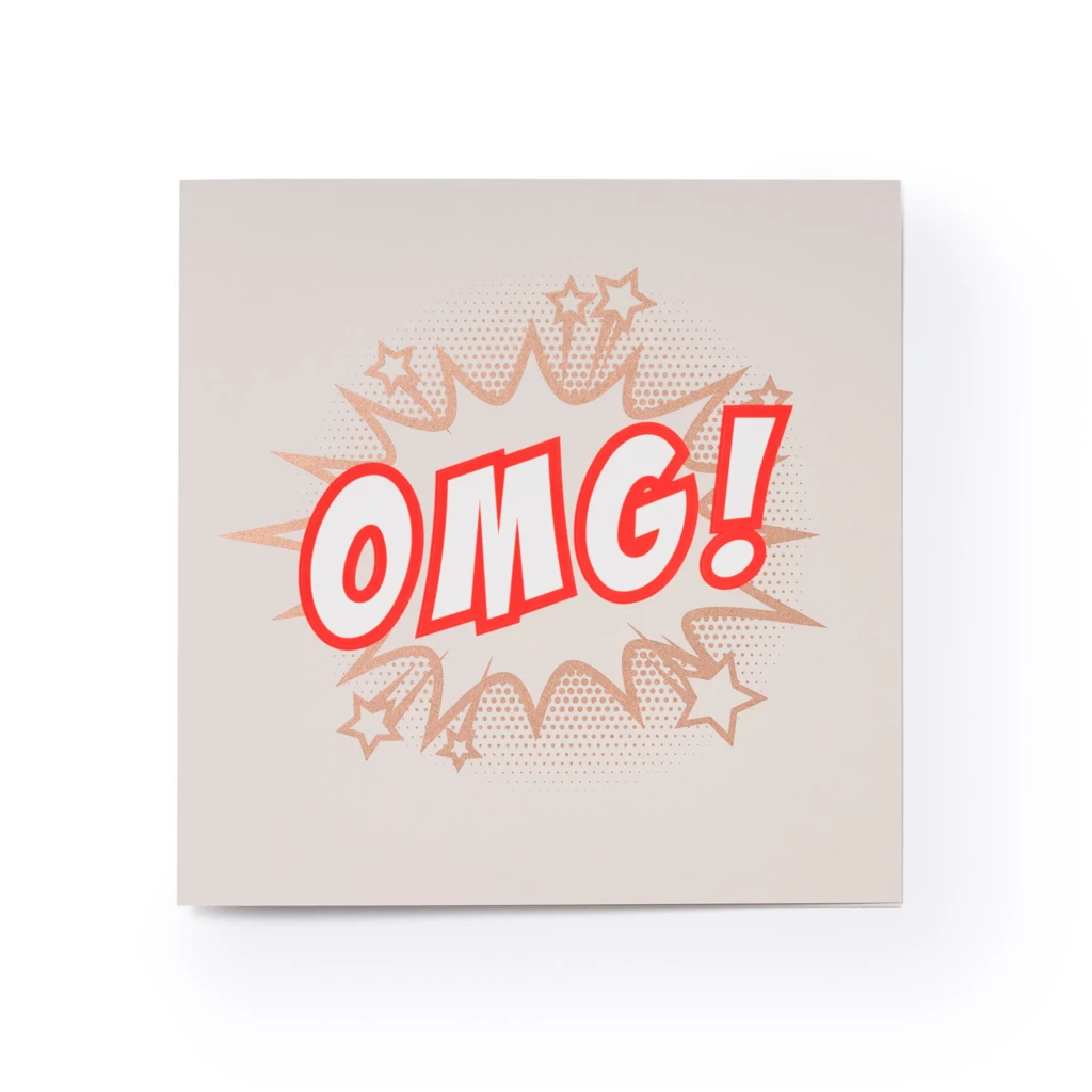 Grußkarte "OMG!"