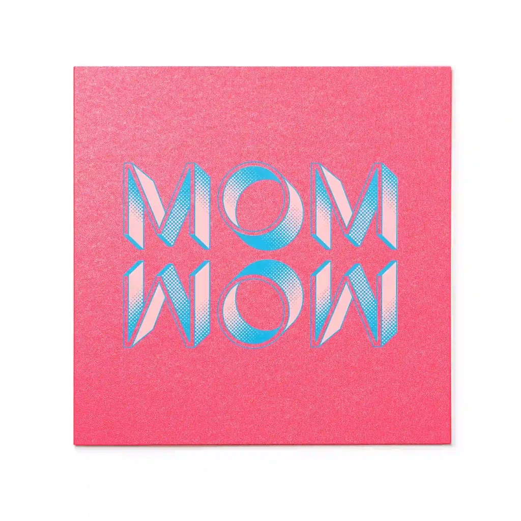 Grußkarte "Wow Mom"