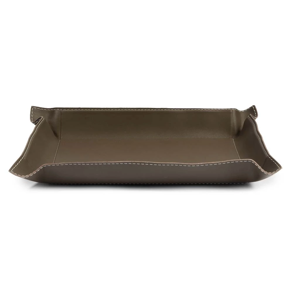 Taschenleerer rechteckig Leder Clay