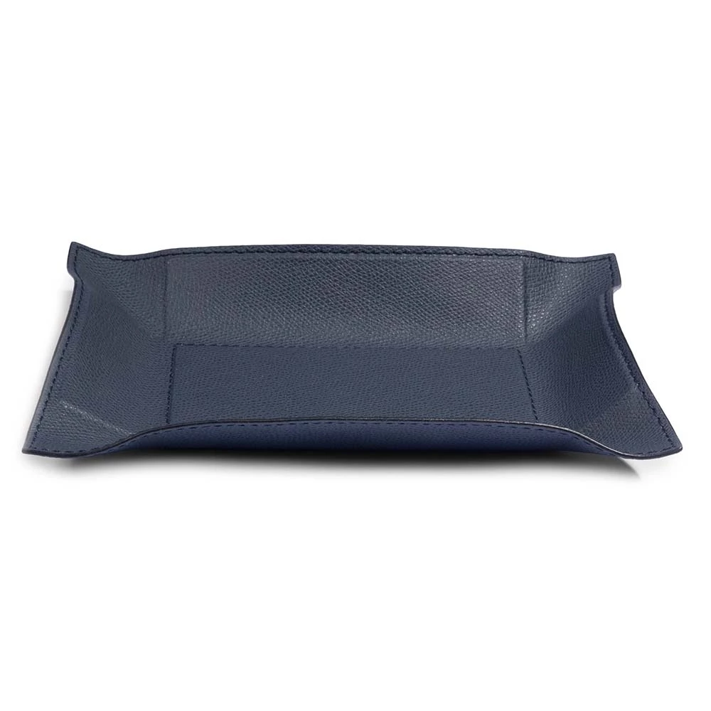 Taschenleerer Rechteckig Leder Dunkelblau