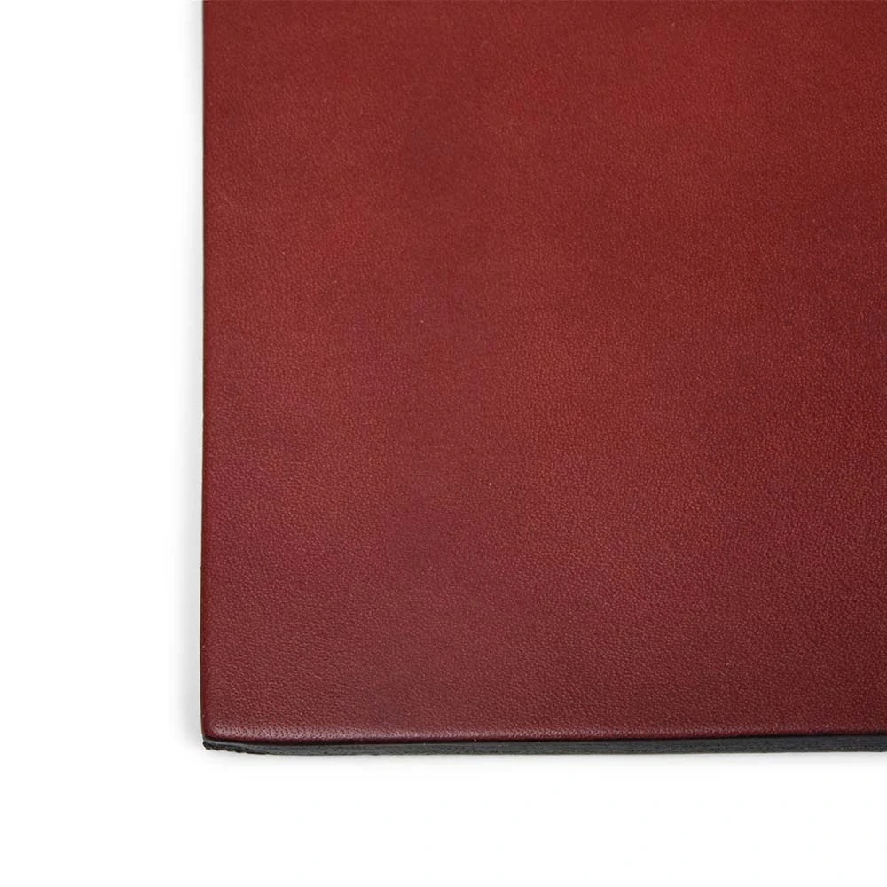 Schreibtischunterlage Leder Bordeaux