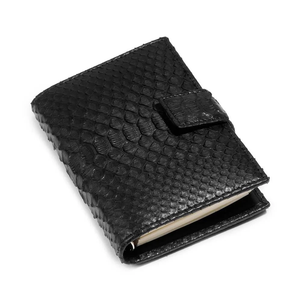 Terminplaner Python Leder Schwarz