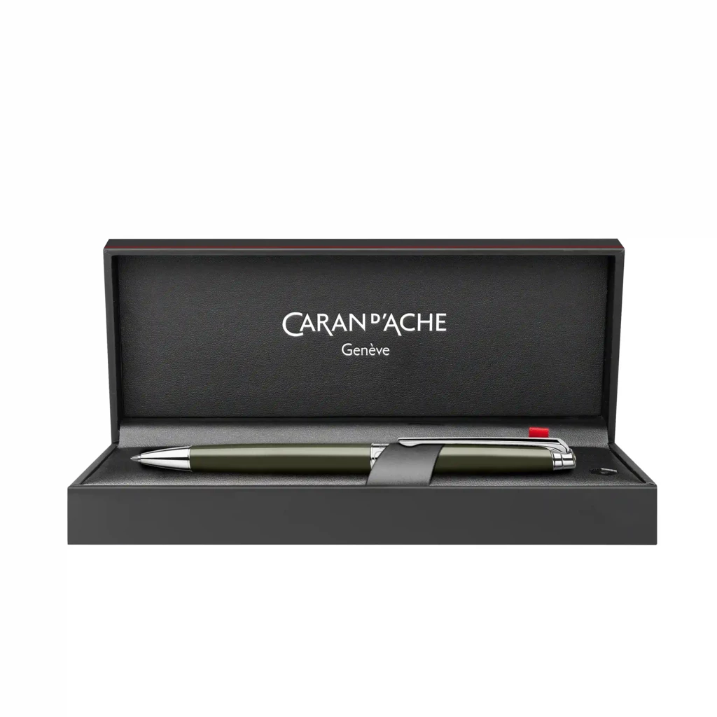 Caran d'Ache Kugelschreiber Léman Slim Terre d'Ombre rhod.