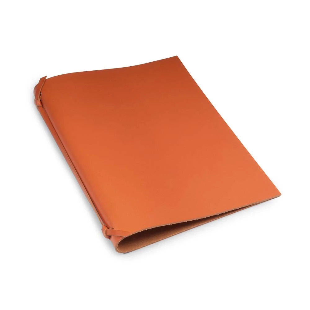 Ringbuch A5 4 Ringe Leder Orange