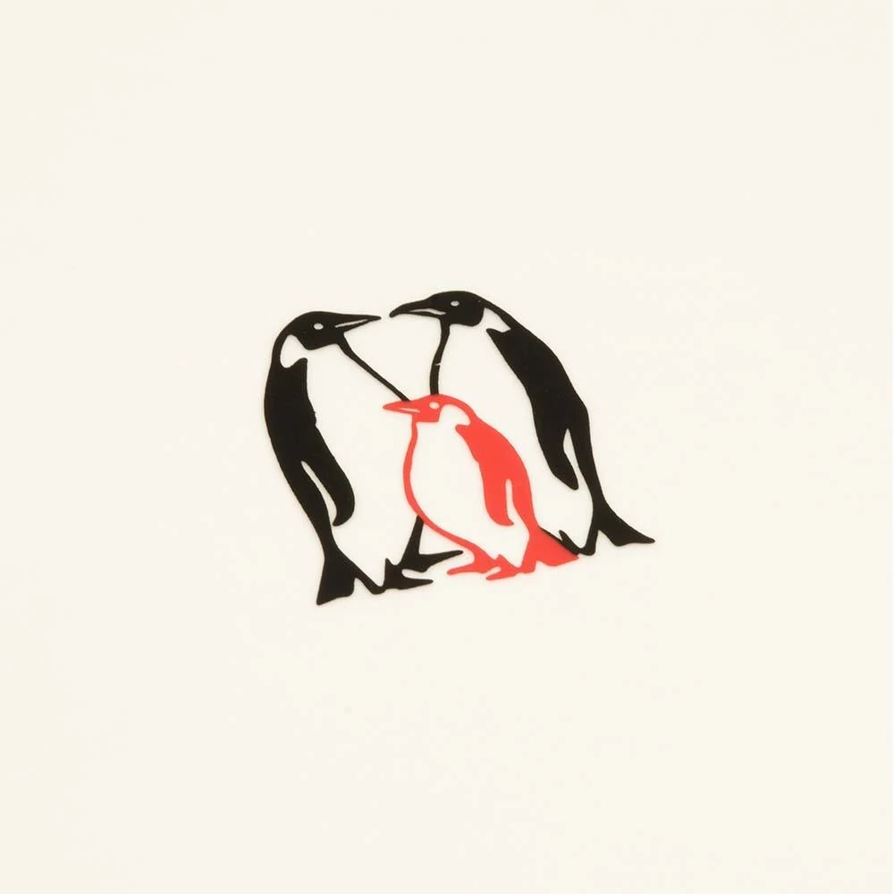 Grußkarte Baby Pinguin Büttenpapier