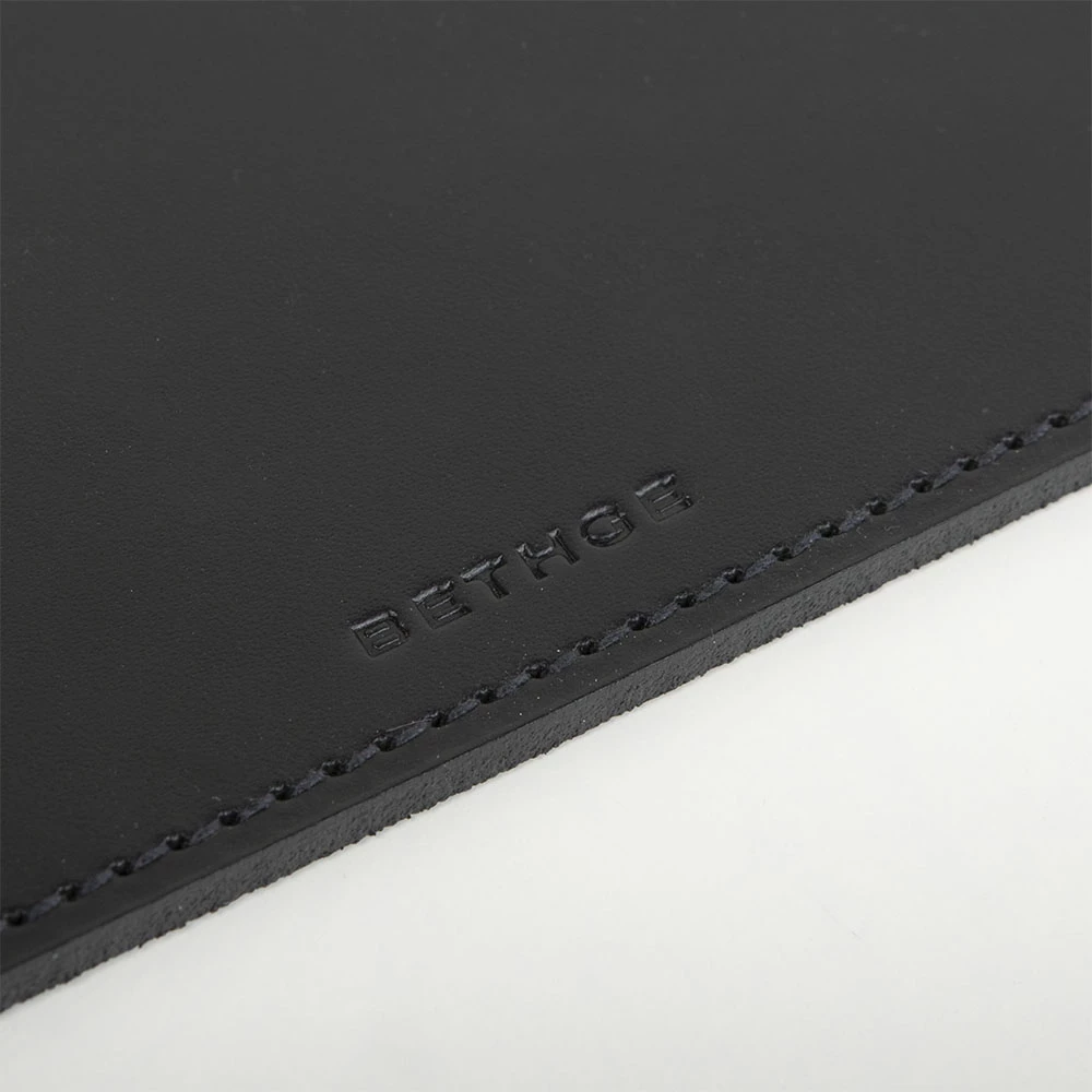 Schreibtischunterlage Leder Schwarz