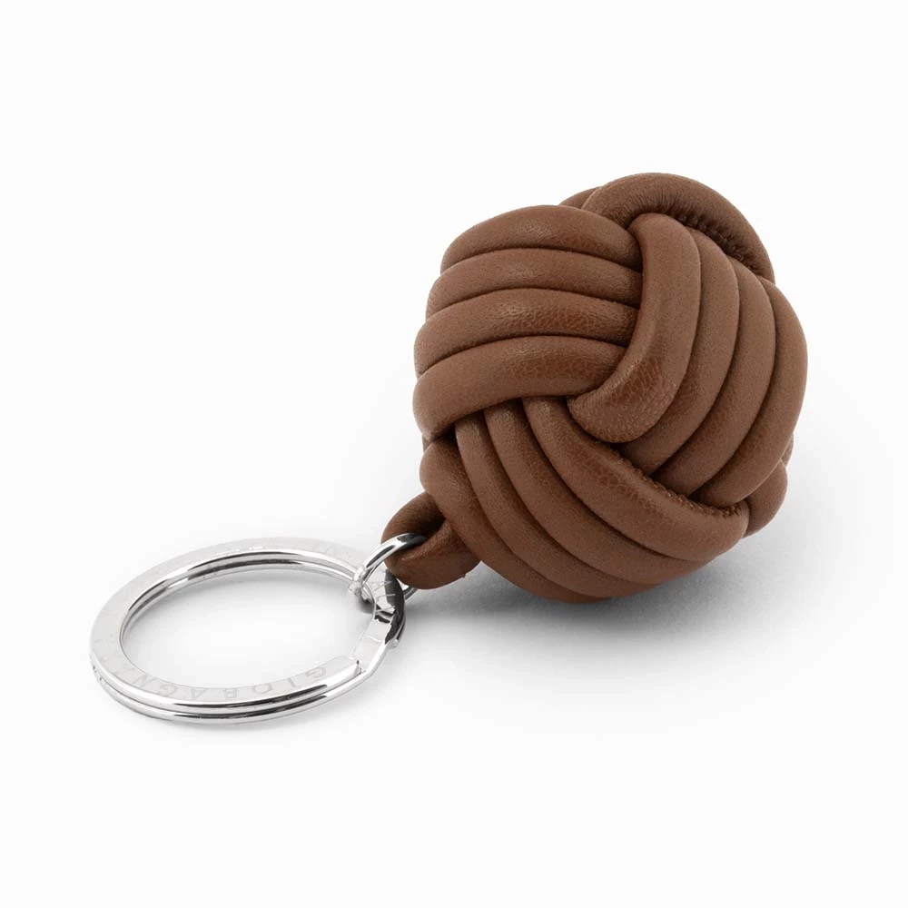 Schlüsselanhänger Nappa Leder Praline