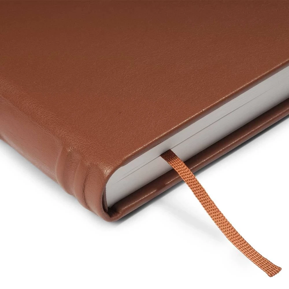 Gästebuch A4 Leder Brandy