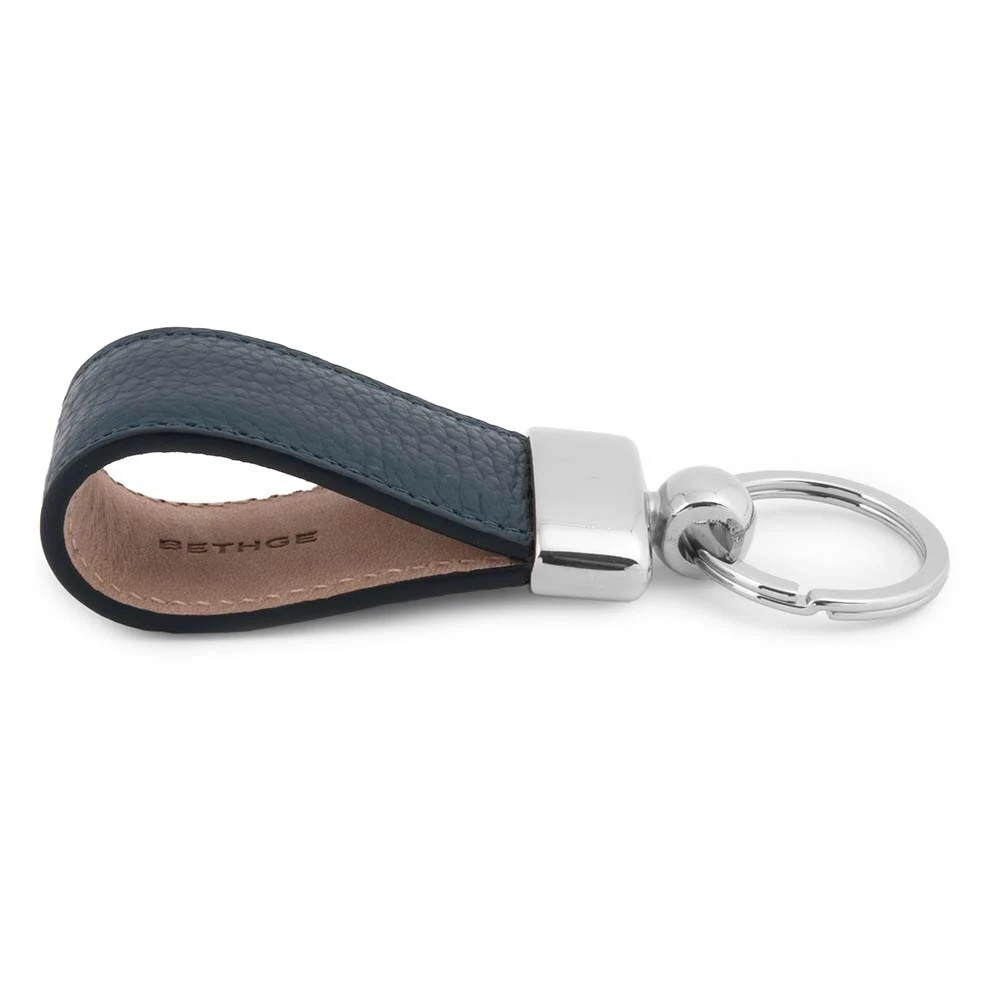 Schlüsselanhänger Adri Leder Navy