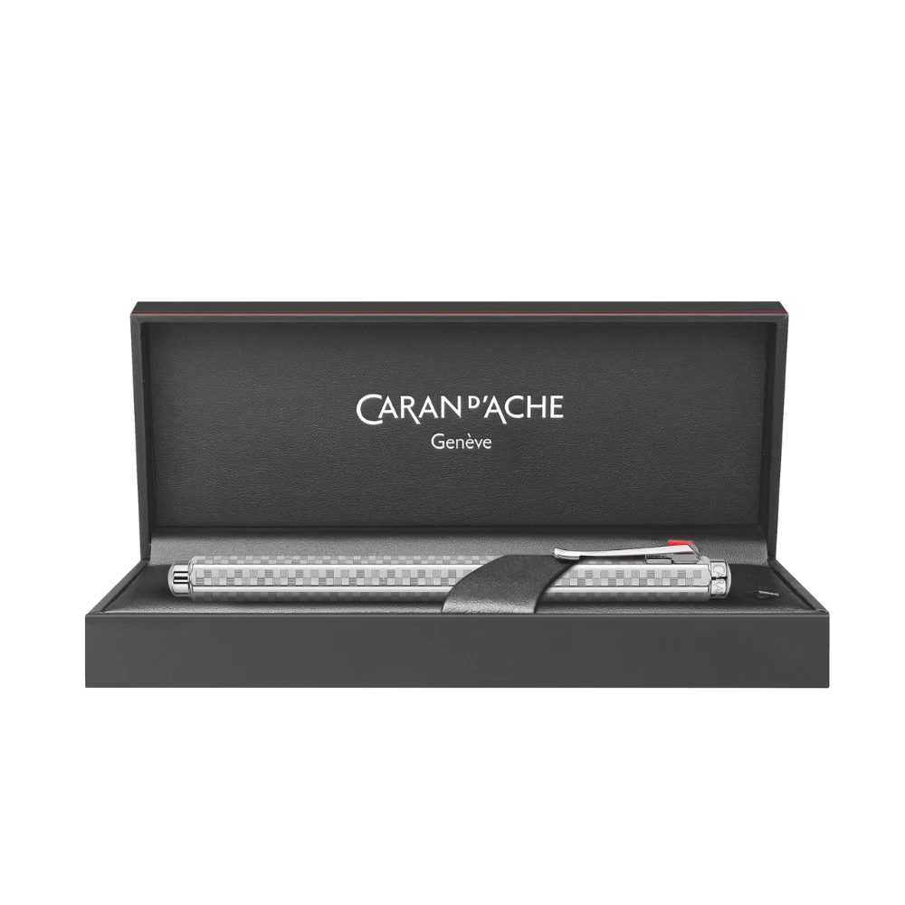 Caran d'Ache Ecridor Damier Kugelschreiber Platin