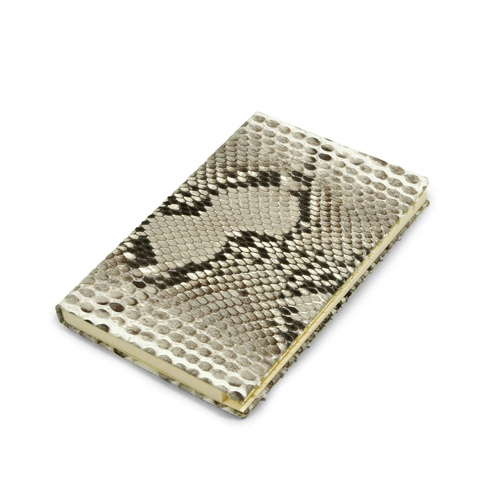 Adressbuch, Pythonleder, Schwarz-Weiß