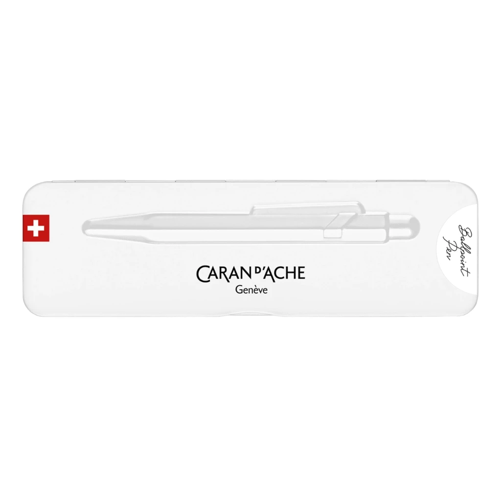Caran d'Ache Kugelschreiber 849 Pop Line Weiß
