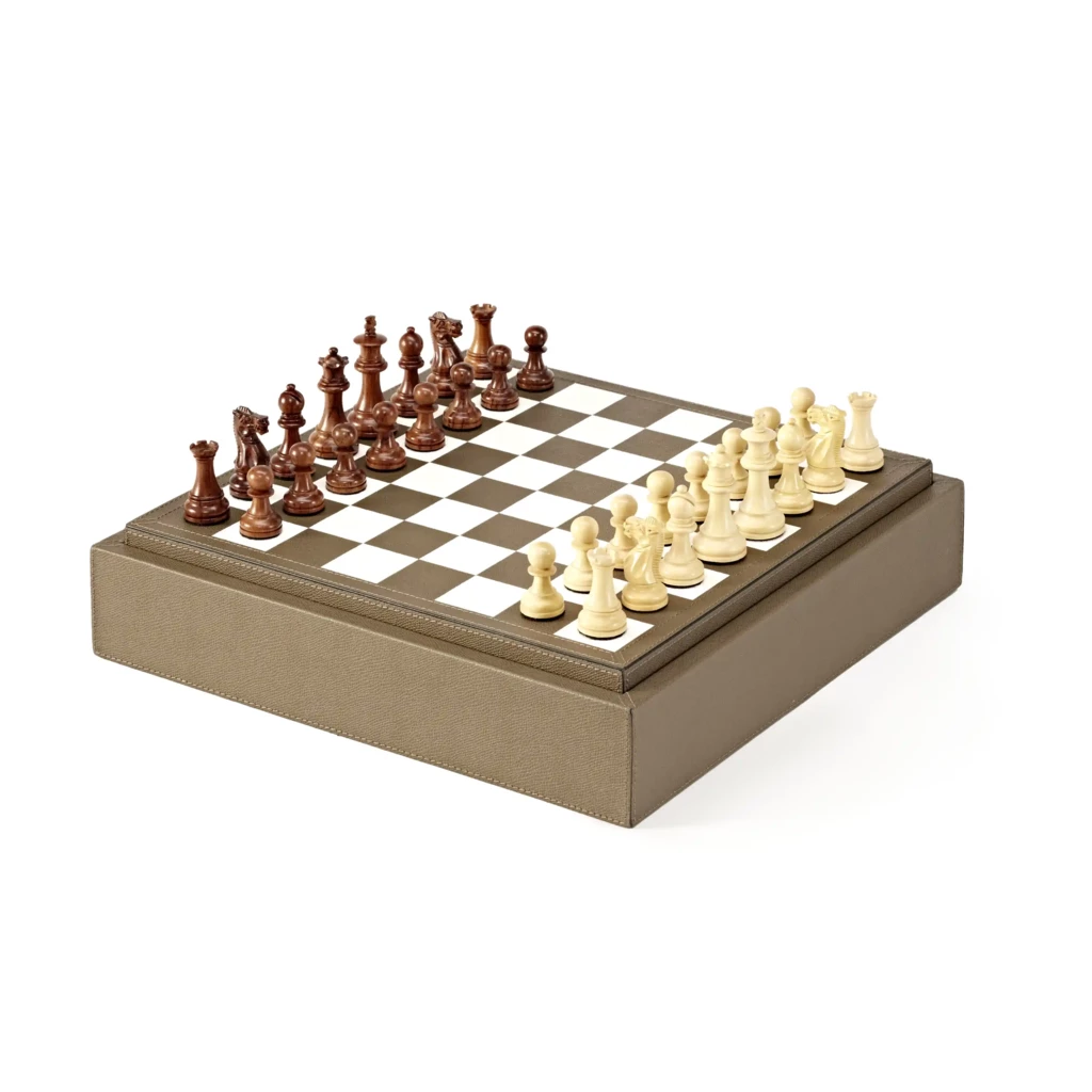 Spielesammlung 4 Spiele Leder Ton