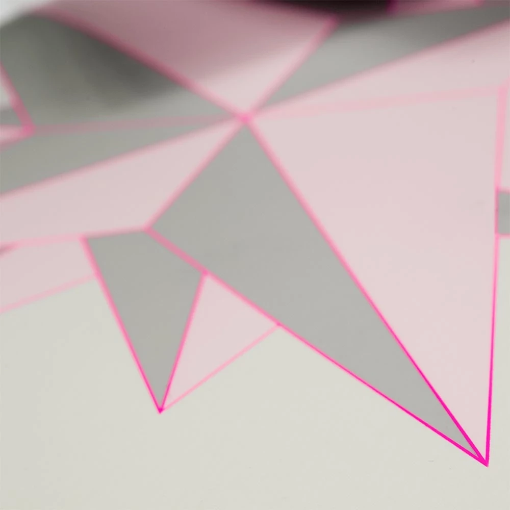 Grußkarte Stern Polygon