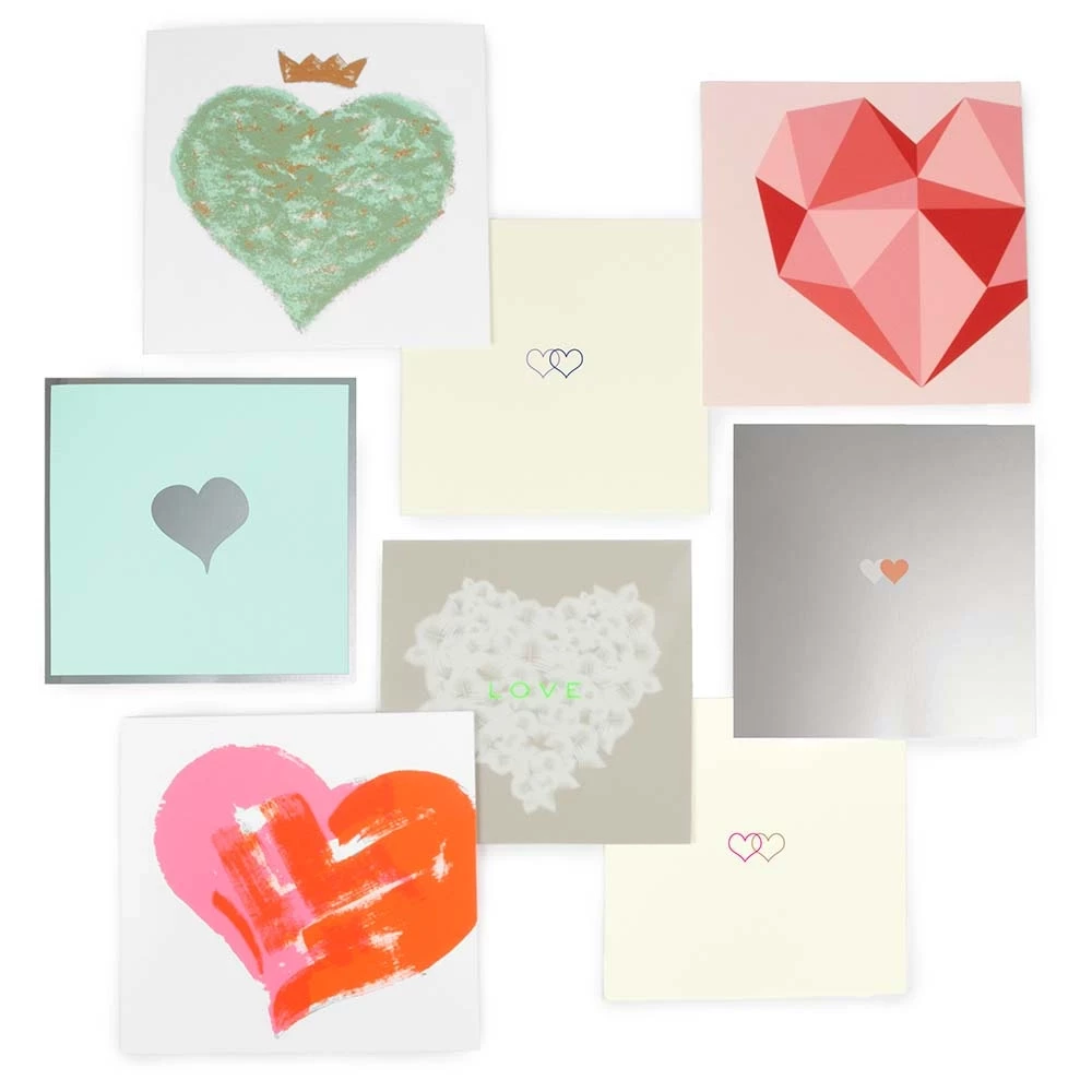 Grußkarten-Set My Heart 8 Klappkarten