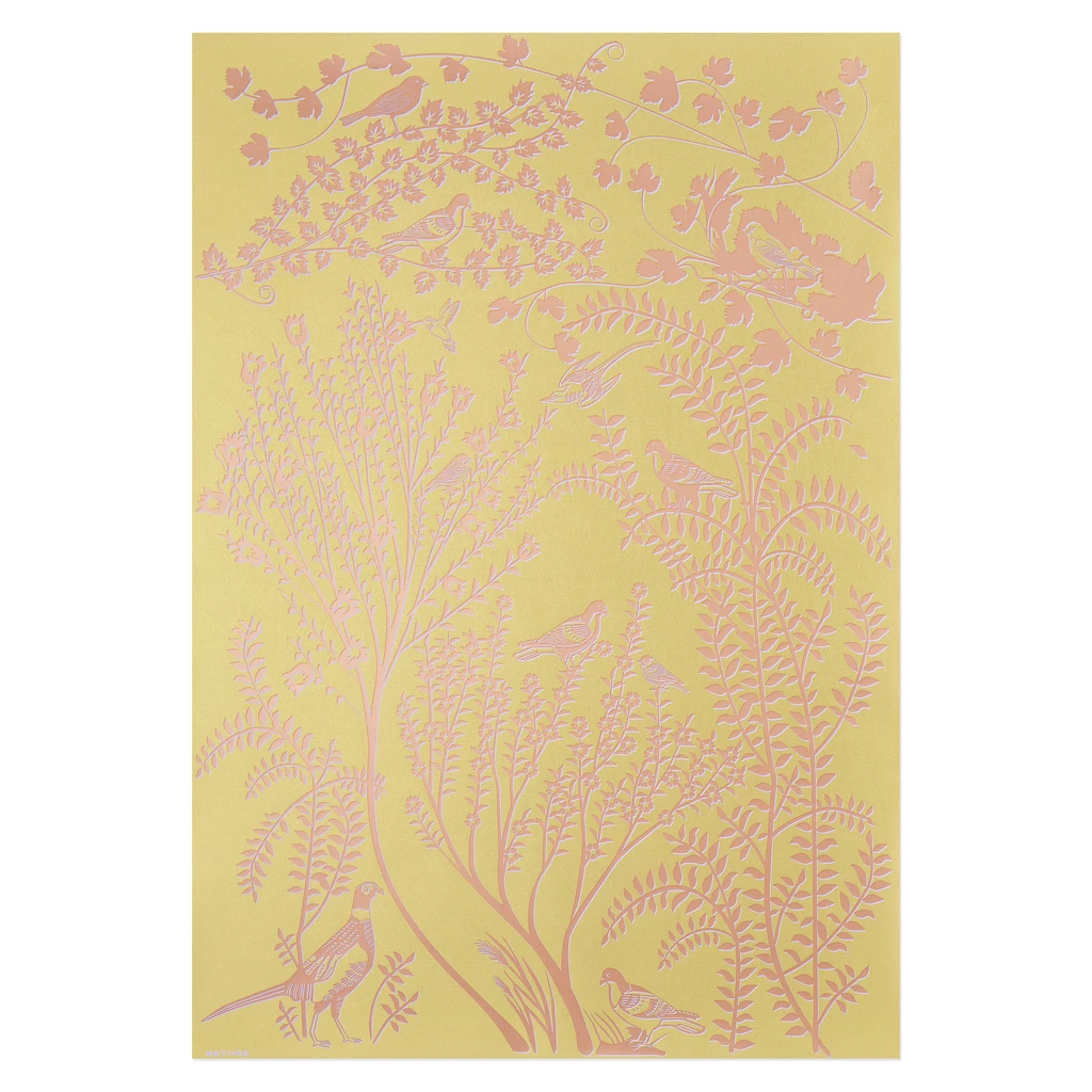 Geschenkpapier Paradise 3er-Set Gold