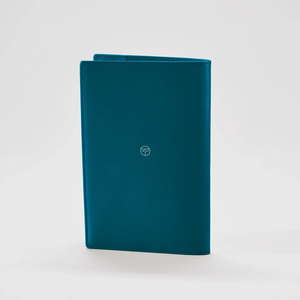 Treuleben Journal Jacket Leder Blaugrün