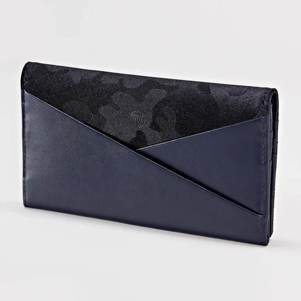 Treuleben Portemonnaie Wallis Leder Blau/Camouflage